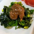 vivianj's cooksnap of when they made カンゾウとベビーホタテの簡単・酢味噌和え.