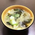 居酒屋まるみ's cooksnap of when they made 〖ネギ葱ワカメのお味噌汁〗.