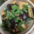 クックHDP0M2☆'s cooksnap of when they made 厚揚げと茄子の煮浸し.