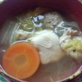 花時計咲いた's cooksnap of when they made 豆腐入り鶏団子と春雨の中華スープ.