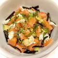 悠LOVE航's cooksnap of when they made ＊サーモンとアボカドとクリームチーズ丼＊.