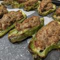 おいもちゃん＊'s cooksnap of when they made 大人気♪ピーマンの肉詰め(オーブンで）.