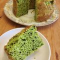 のどごし熱い's cooksnap of when they made 【小松菜とＷゴマのシフォンケーキ♫】.