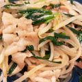 鳥しゃん's cooksnap of when they made 絶品！！豚バラもやしとにら炒め.