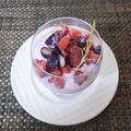 スタイリッシュママ's cooksnap of when they made 冷凍ミックスベリーのヨーグルト.