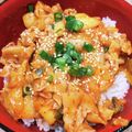 iccya's cooksnap of when they made 簡単激ウマ味噌豚キムチ丼♫.