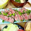★ゆずきん★'s cooksnap of when they made 牛たたきのタレ！ローストビーフ冷しゃぶも.