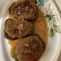 あっぷるあさい's cooksnap of when they made 種まで食べちゃう！ピーマンの肉詰め.