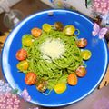 ☆なあなクック☆'s cooksnap of when they made バジルソースとトマトのパスタ.