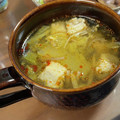 にゃん♪にゃん♪'s cooksnap of when they made 鶏胸肉と白菜と春雨とえのきのサテトム鍋.