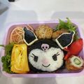 クック5GEM1Y☆'s cooksnap of when they made マイメロディ☆クロミちゃんのキャラ弁.