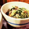 ダッフィーニーうに's cooksnap of when they made 水菜と豚肉ですき焼き風☆お弁当のおかず♪.