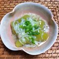 ミセス♡ エス's cooksnap of when they made 冬瓜風♪キュウリの煮物～ホタテあんかけ.