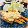 nakamucchi's cooksnap of when they made 大人のタルタルソース！ささみでチキン南蛮.