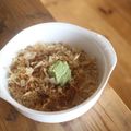みるく茶's cooksnap of when they made 伊豆の味♡わさび丼♡.
