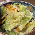 くじら食堂's cooksnap of when they made キャベツとかぼちゃのサラダ.