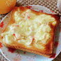 みかっしー0616's cooksnap of when they made からしマヨでカニカマチーズトースト.