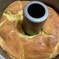うさこママ★'s cooksnap of when they made ノンオイル♪小豆シフォンケーキ.