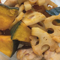 リータ☆'s cooksnap of when they made れんこんとかぼちゃの鶏肉甘酢炒め.