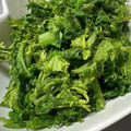 K0A9O0R8U♪'s cooksnap of when they made レンジで1分☆わさび菜の白だし和え.