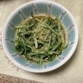 明日の風☆'s cooksnap of when they made レンジだけで簡単副菜♥水菜のおひたし.