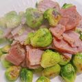 あんまかろん☆'s cooksnap of when they made お弁当に。子供も大好き芽キャベツソテー.
