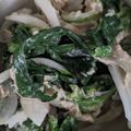 ひぃちゃんひー's cooksnap of when they made ほうれん草と新玉ねぎのごまマヨサラダ.