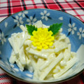 みなみ7's cooksnap of when they made 長いものわさマヨサラダ.