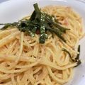 りり苺。's cooksnap of when they made 簡単！明太子と鮭の和えるだけパスタ.