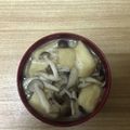 かおり♡♡♡'s cooksnap of when they made しめじと油揚げの簡単お味噌汁。.