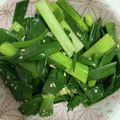 ゆむお's cooksnap of when they made 葉ネギ わけぎ大量消費に☆ネギのナムル.