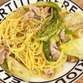 なちぞぞぞ's cooksnap of when they made やみつき☆豚肉とレタスの味噌バターパスタ.