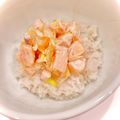 悠LOVE航's cooksnap of when they made サーモンねぎご飯.