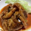 ゆらゆらん's cooksnap of when they made フライパン1つ！ズボラ煮込みハンバーグ.