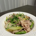 よしスカイウォーカー's cooksnap of when they made 豆苗と豚肉の炒め物.