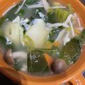 ☆smile　胡桃☆'s cooksnap of when they made タマゴがメイン♬朝の為の具沢山お味噌汁♥.