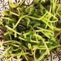 風民tomomi's cooksnap of when they made レンジでかんたん♪豆苗の塩昆布ナムル.