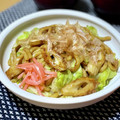 なおミール's cooksnap of when they made おうち居酒屋★ツマミ専用ちくわ焼きうどん.