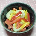 カルン's cooksnap of when they made パプリカのビタミンカラーサラダ.