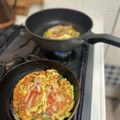ロミs's cooksnap of when they made 粉不要！大和芋のお好み焼き.