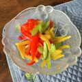 栗丸うさぎ's cooksnap of when they made セロリとパプリカと胡瓜のサラダ.