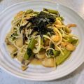 vivianj's cooksnap of when they made 海老とほうれん草・バター醤油の和風パスタ.