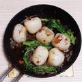 アクセル☆'s cooksnap of when they made 玉こんにゃくとじゃこのアヒージョ.