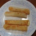はるなつ君's cooksnap of when they made 餃子の皮アレンジ パリッとチーズ巻き.