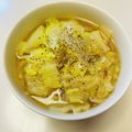 azbjbn's cooksnap of when they made 白菜のうまみを味わう シンプルスープ♪.