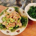 miwayon's cooksnap of when they made そら豆と豚肉のオイスター炒め♪.