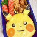 クックP571OA☆'s cooksnap of when they made オムすび☆ピカチュウのキャラ弁.
