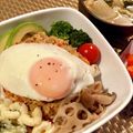 ひさピー's cooksnap of when they made 簡単♪お豆腐とひき肉のスタミナそぼろ丼♡.