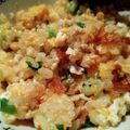 かめさん家's cooksnap of when they made 絶品◎明太マヨ炒飯.