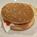 smilemama7's cooksnap of when they made ハンバーガー(ベーコンエッグ).